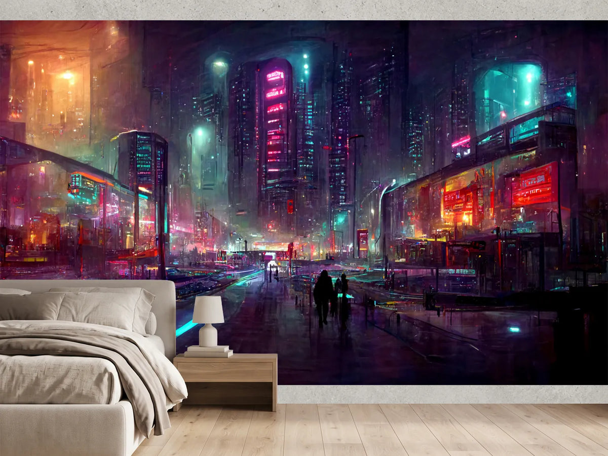 photo-wallpaper-futuristic-cyberpunk-city-at-night-neon-lights-digital-illustration