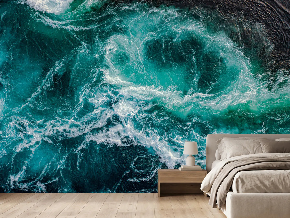 photo-wallpaper-turquoise-tidal-whirlpools-and-sea-foam-from-above