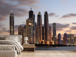photo-wallpaper-skyline-dubai-at-sunset