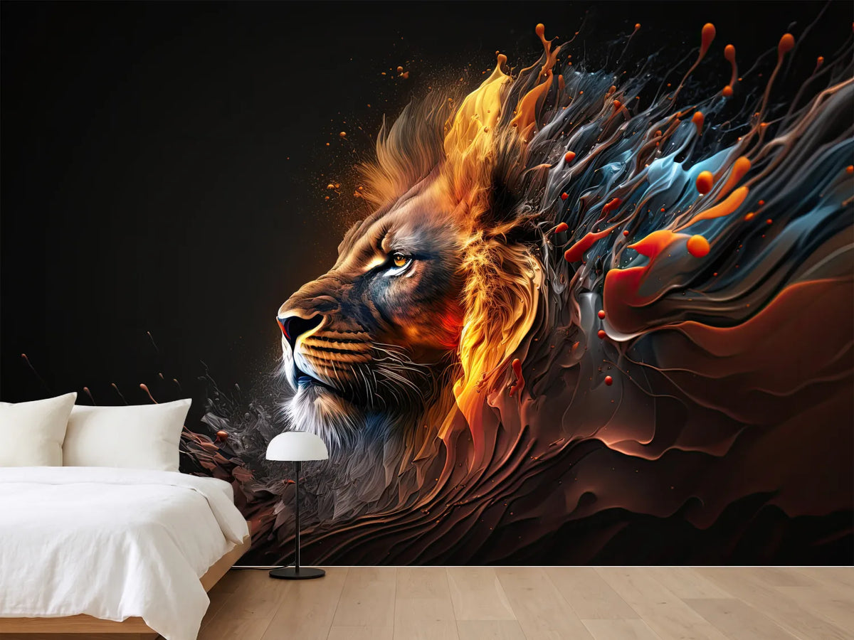 photo-wallpaper-fantasy-lion-head