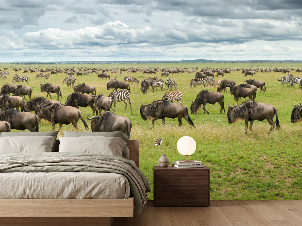 photo-wallpaper-great-migration-in-serengeti-plains-x