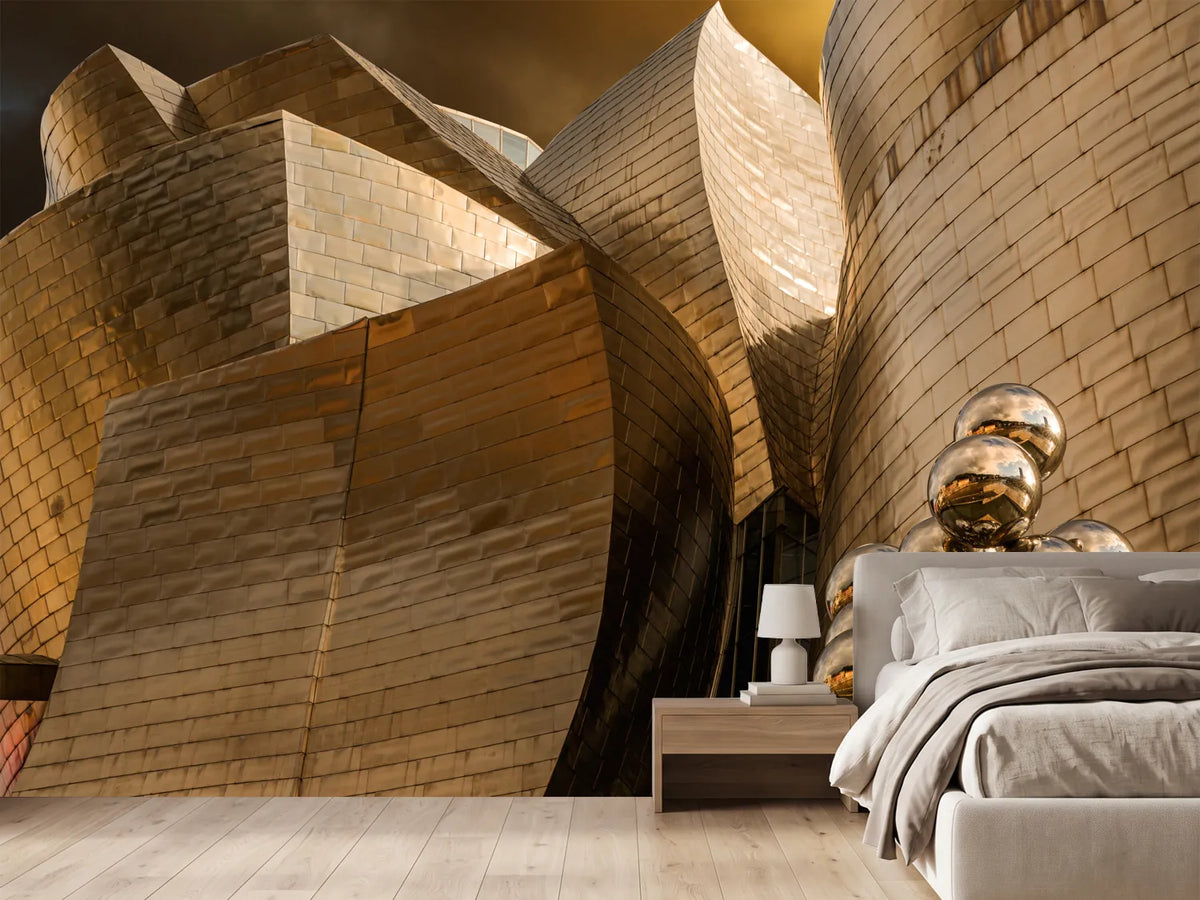 photo-wallpaper-geometry-in-gold-and-steel