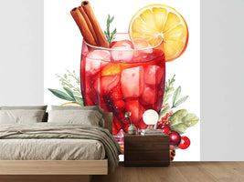 photo-wallpaper-red-winter-cocktail-with-cranberries-and-cinnamon-in-soft-watercolour