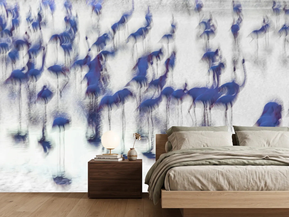 photo-wallpaper-fluid-blue-flamingos
