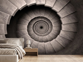 photo-wallpaper-stone-spiral-staircase