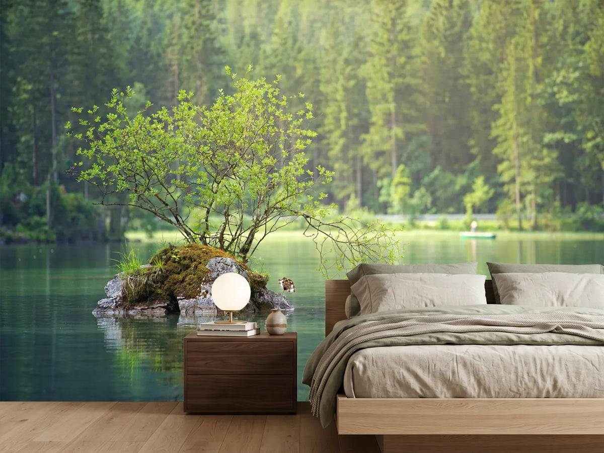 photo-wallpaper-the-pond-in-the-forest
