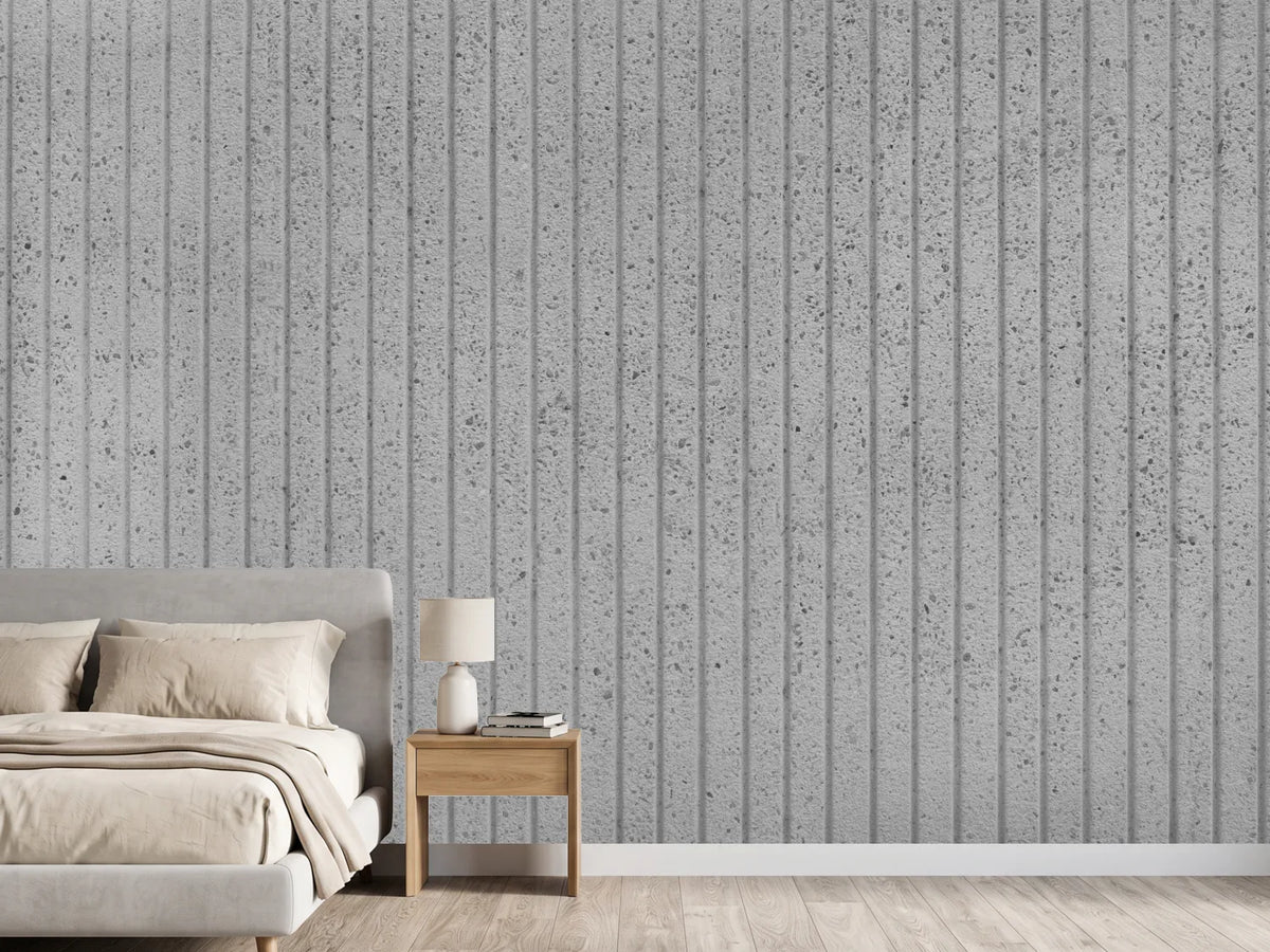 photo-wallpaper-ribbed-concrete-wall