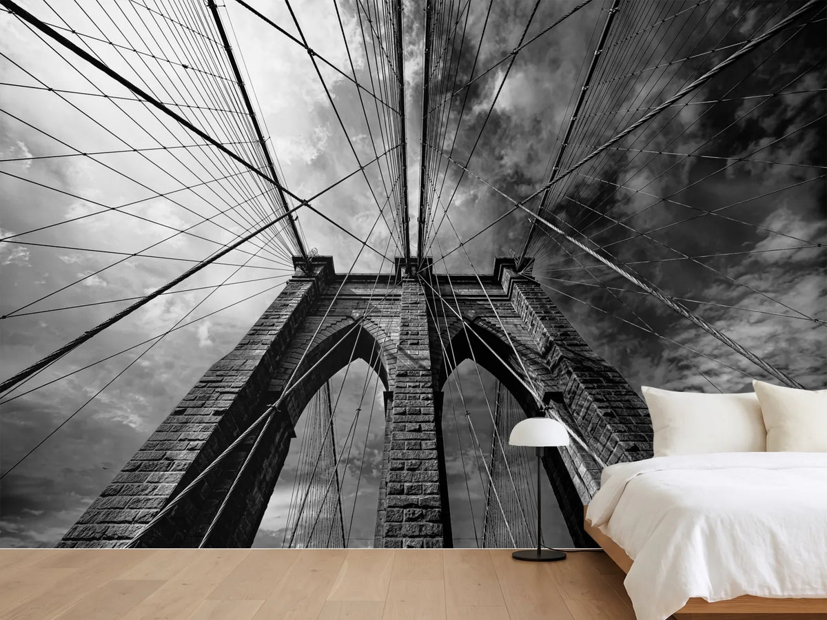 photo-wallpaper-brooklyn-bridge-upward-view