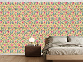 photo-wallpaper-vintage-rose-pattern