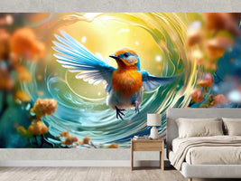 photo-wallpaper-colorful-bird-macro-shot-close-up-generative-ai