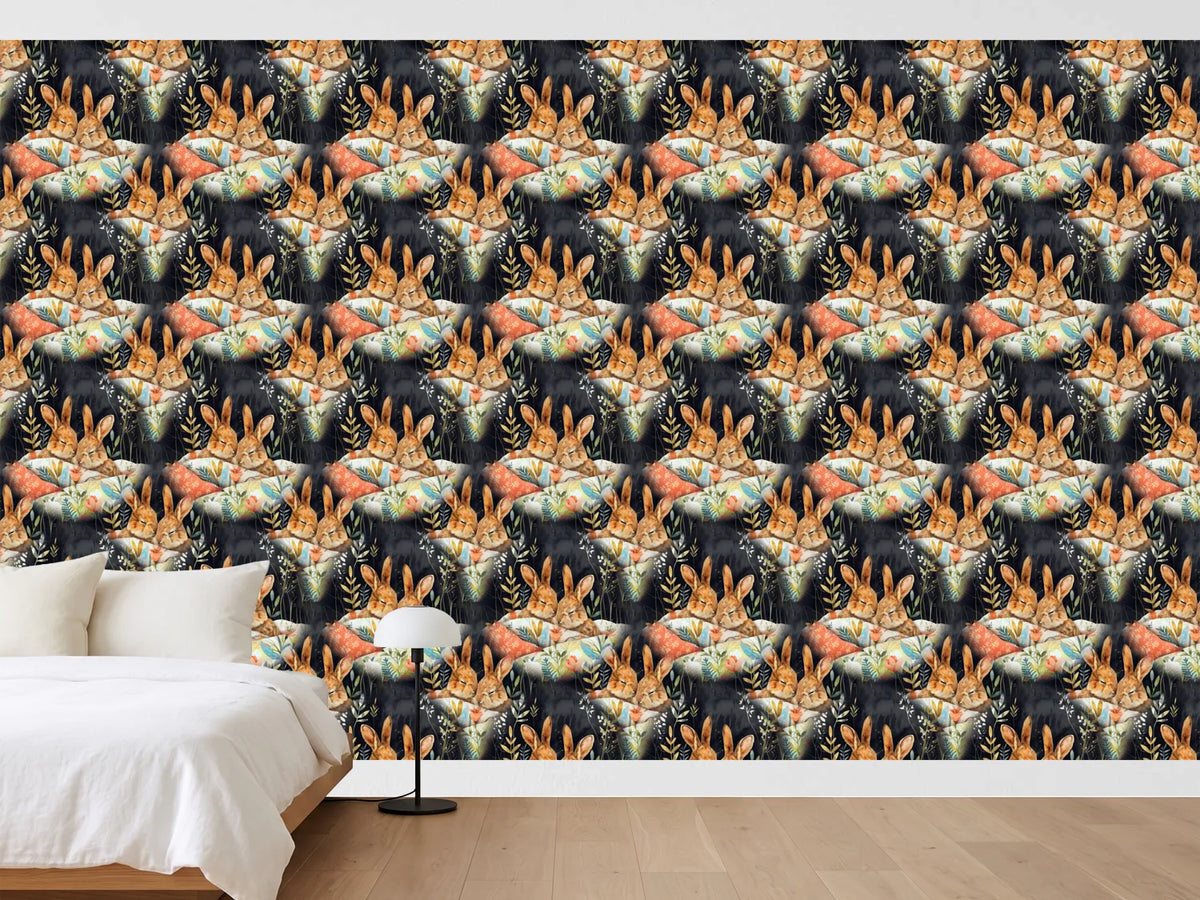 photo-wallpaper-whimsical-forest-bunnies