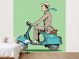 photo-wallpaper-pop-art-vespa-driver