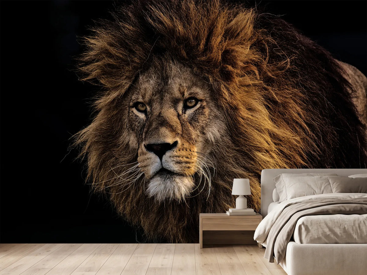 photo-wallpaper-portrait-of-a-lion