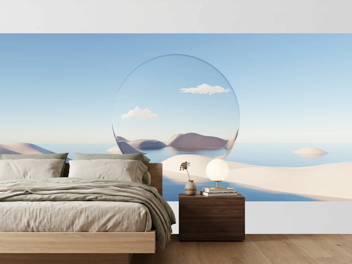 photo-wallpaper-pale-sand-dunes-and-a-translucent-circle-on-still-water