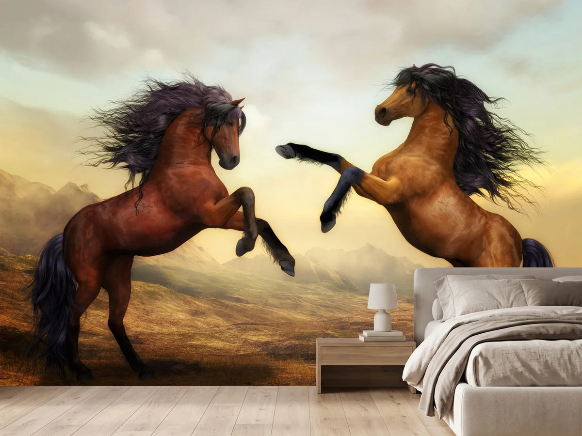 photo-wallpaper-two-wild-horses