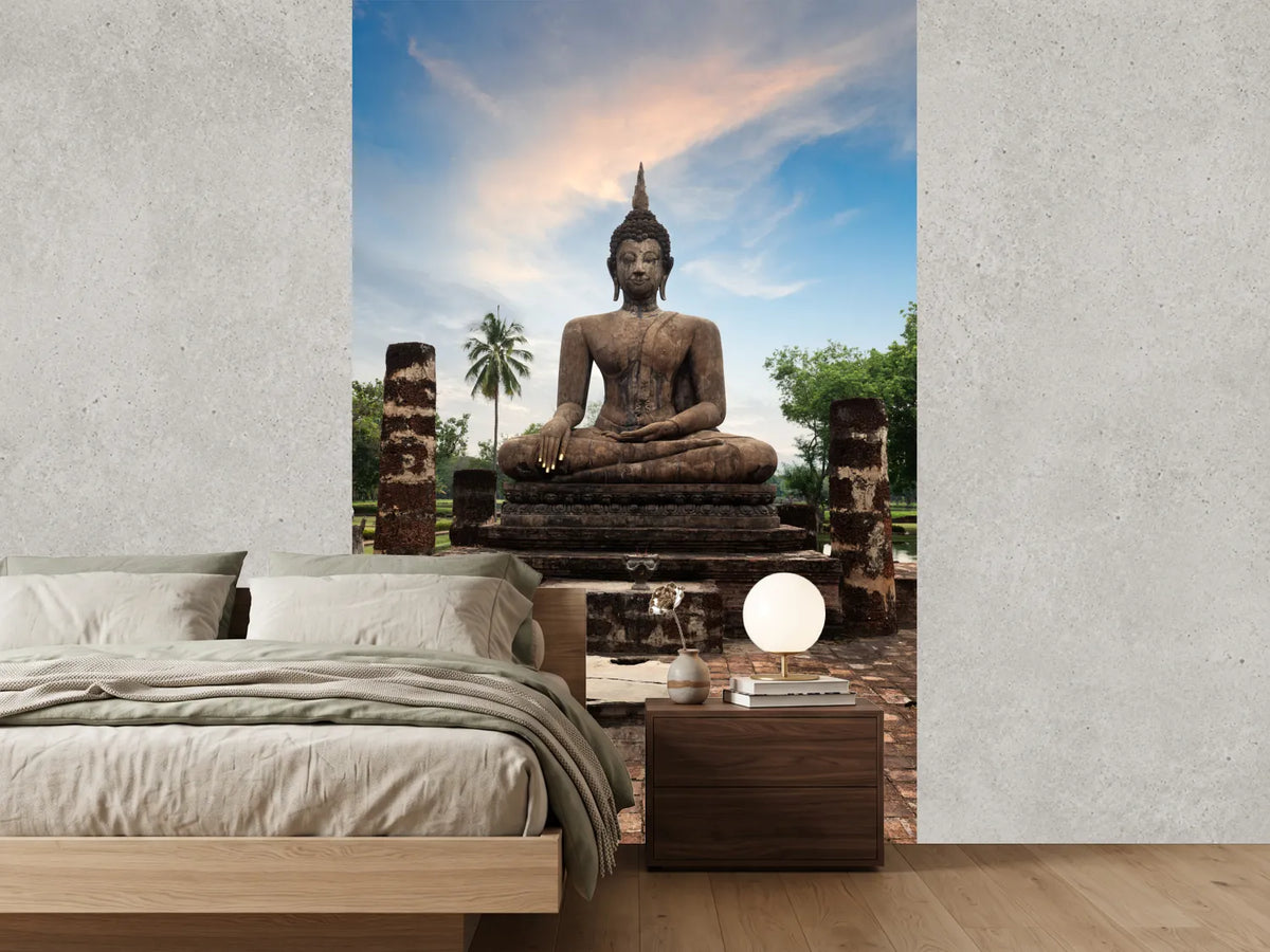 photo-wallpaper-buddha-statue-at-dusk