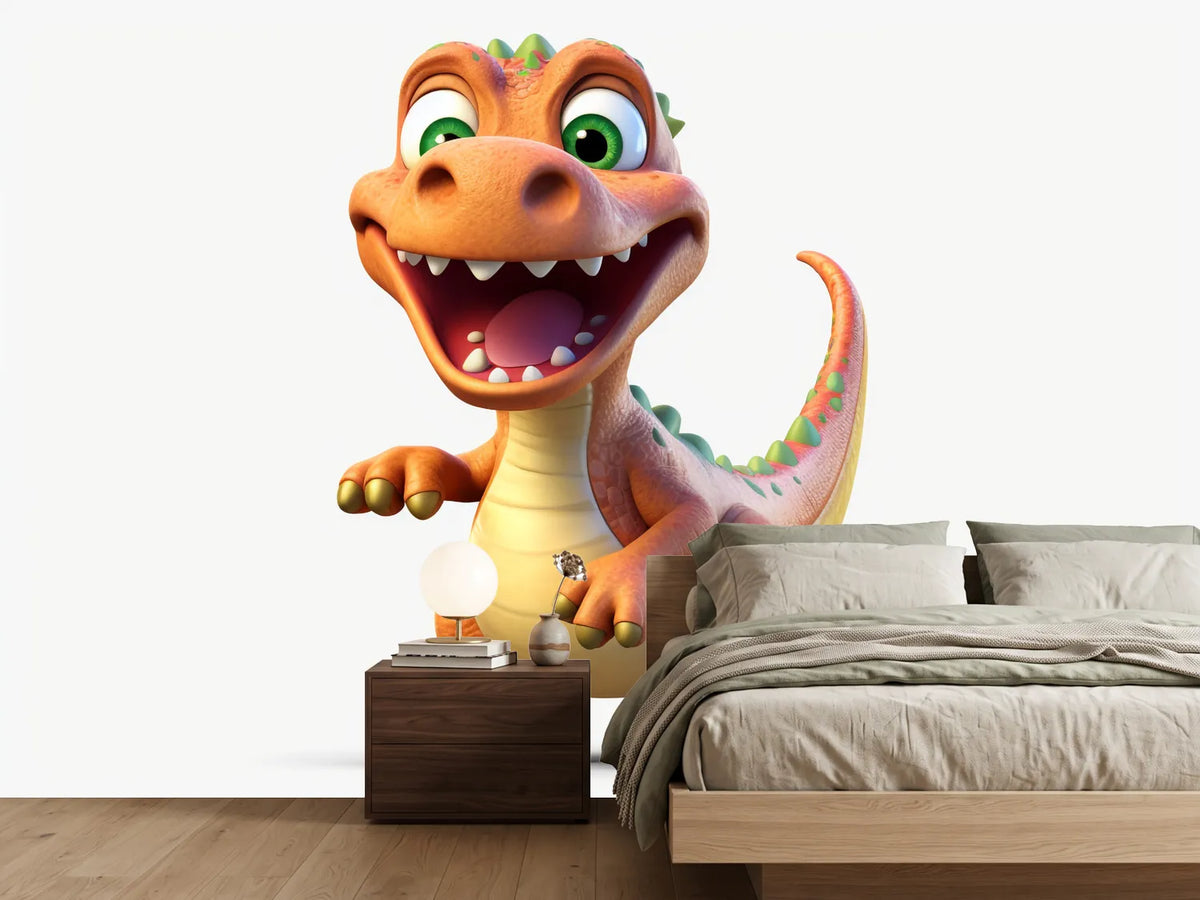 photo-wallpaper-a-funny-and-cute-3d-dinosaur