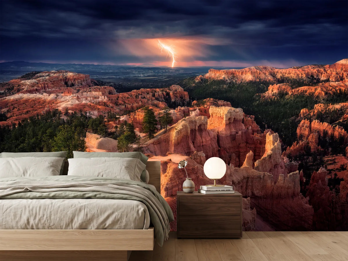 photo-wallpaper-lightning-over-bryce-canyon