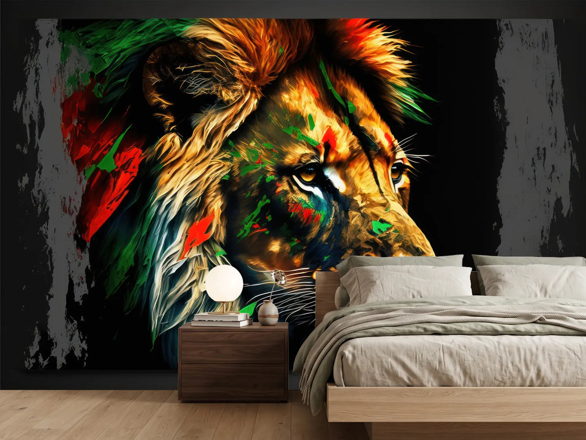 photo-wallpaper-the-colors-of-the-king-of-the-animals