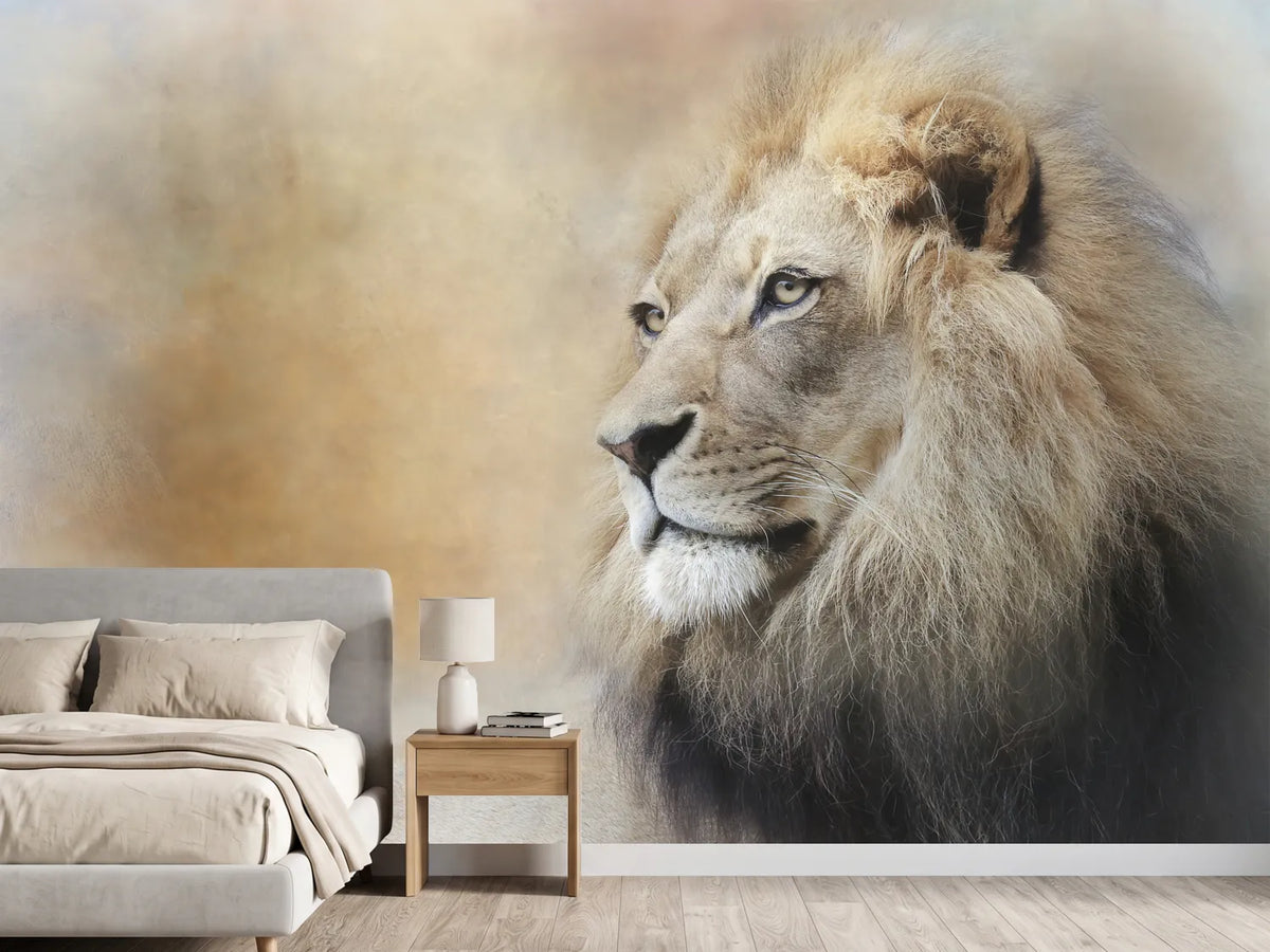 photo-wallpaper-majestic-lion-gaze