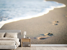 photo-wallpaper-footprints-in-the-sand-on-the-beach