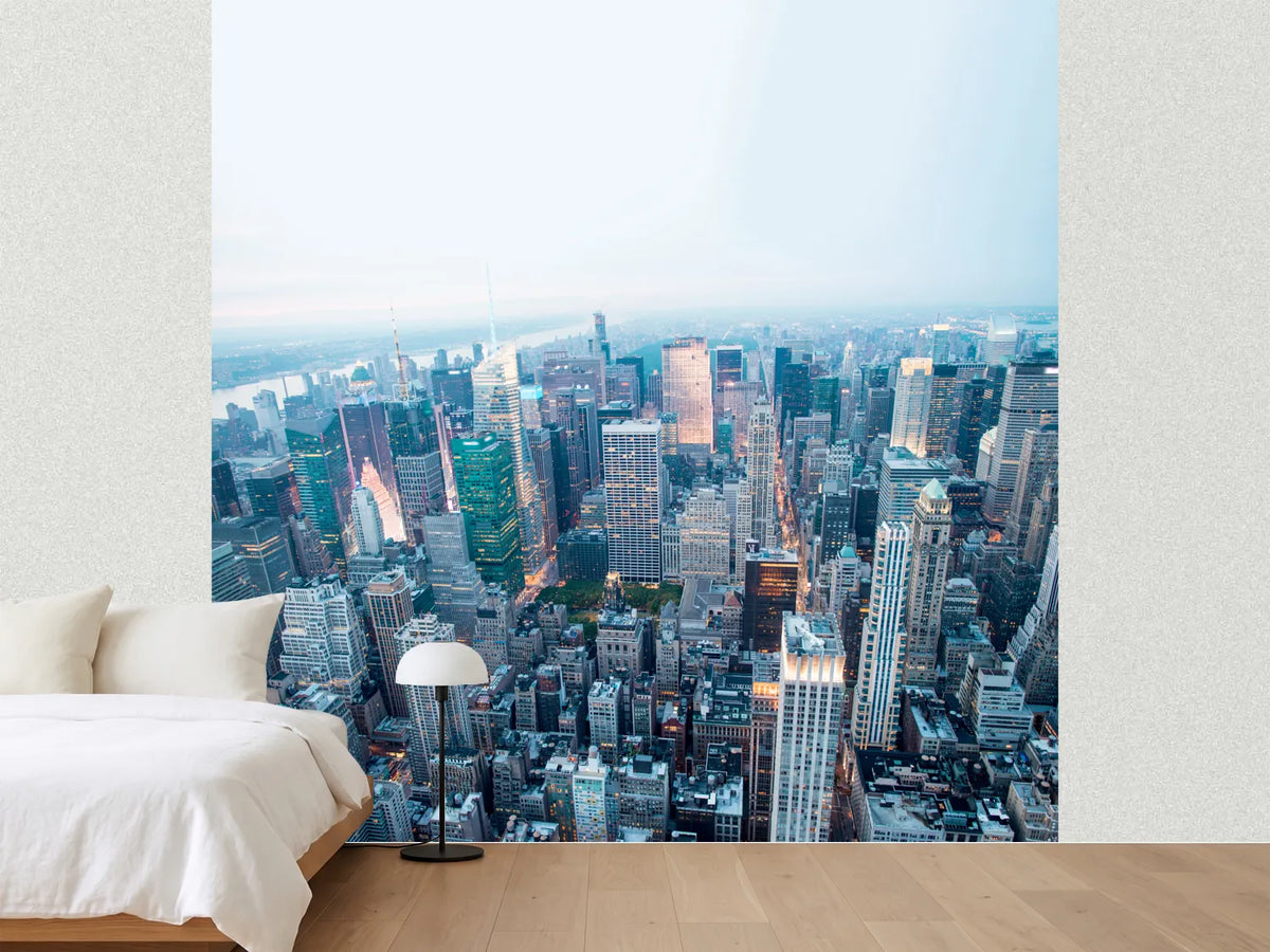 photo-wallpaper-skyline-manhattan-at-dusk