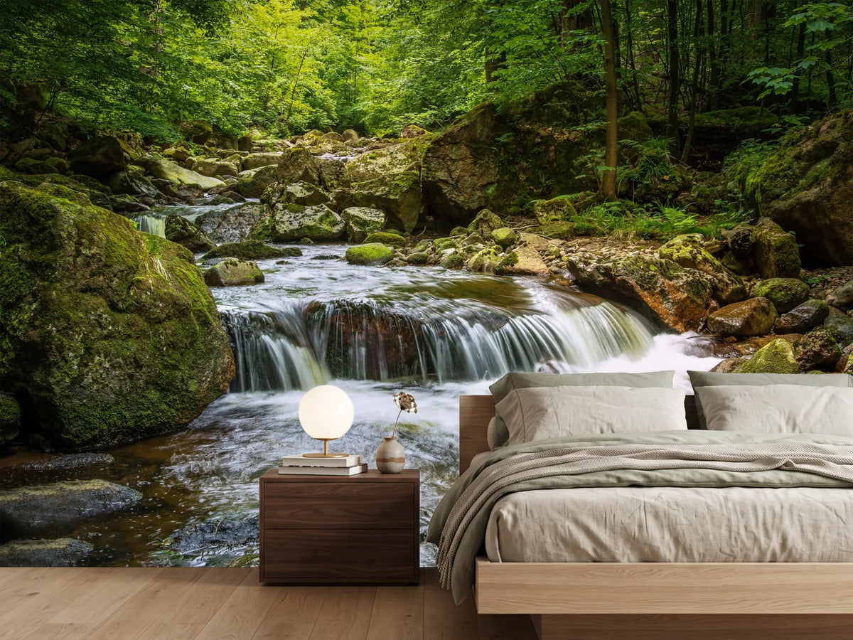 photo-wallpaper-relaxation-at-the-waterfall-ii
