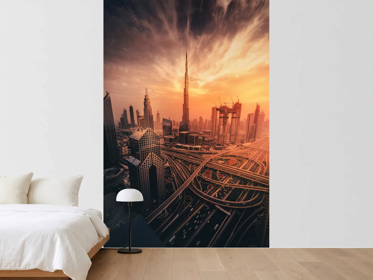 photo-wallpaper-dubais-fiery-sunset