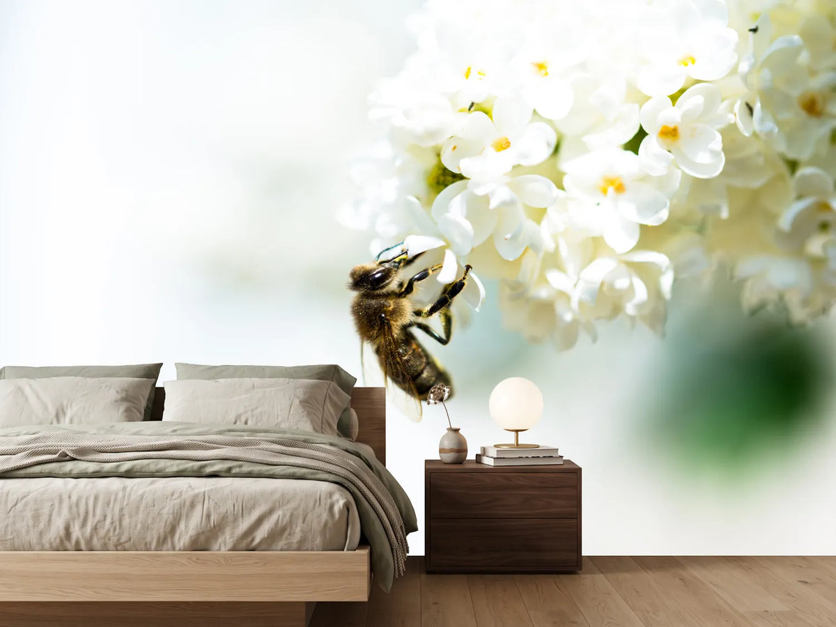photo-wallpaper-the-bumblebee-and-the-flower
