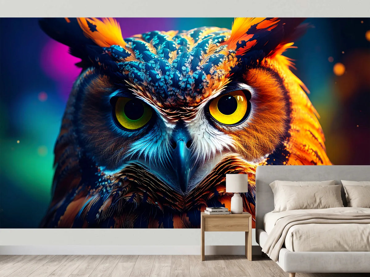 photo-wallpaper-close-up-colorful-owl-portrait