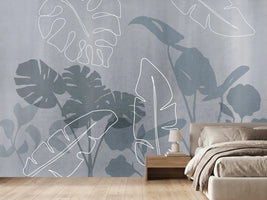 photo-wallpaper-serene-tropical-leaves