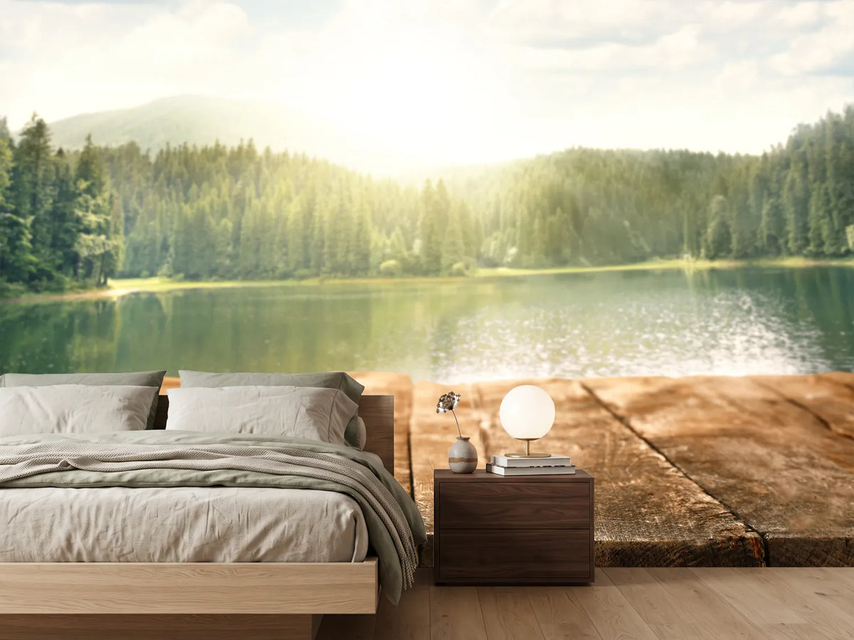 photo-wallpaper-beautiful-mountain-lake-in-forest