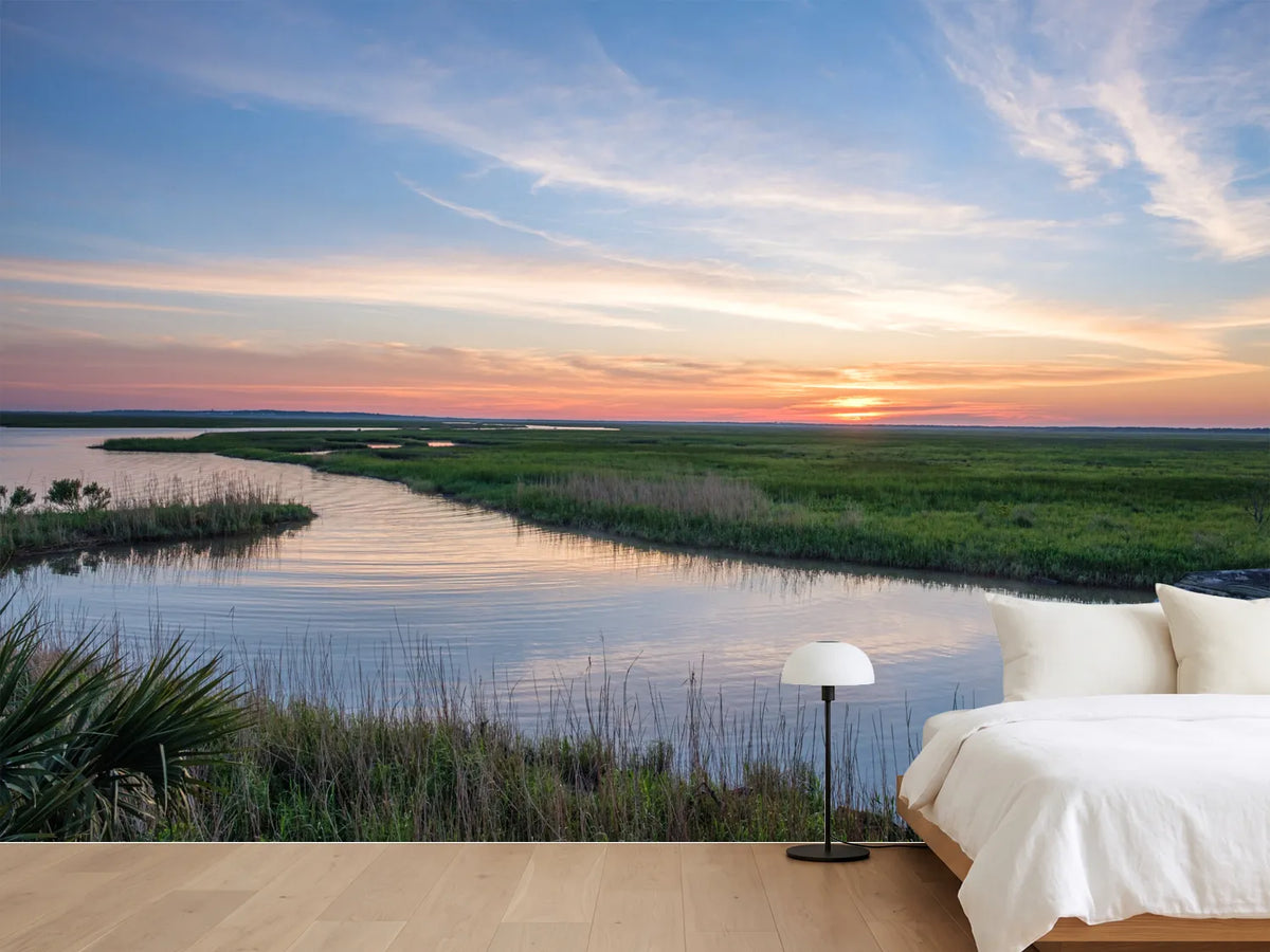 photo-wallpaper-sunrise-at-cypremort-point-louisiana-usa