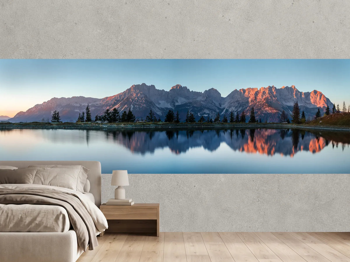 photo-wallpaper-wilder-kaiser-in-the-lake-panorama
