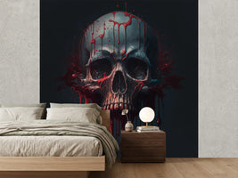 photo-wallpaper-skull-and-blood-illustration