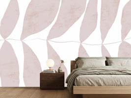 photo-wallpaper-leaf-patterns-in-soft-beige-tones