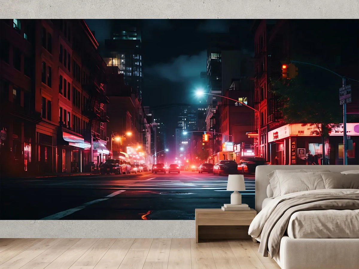 photo-wallpaper-a-city-street-at-night
