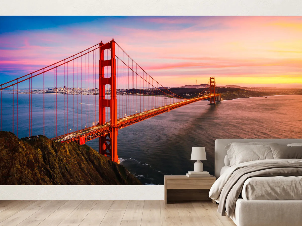 photo-wallpaper-bridge-and-bay-in-the-background
