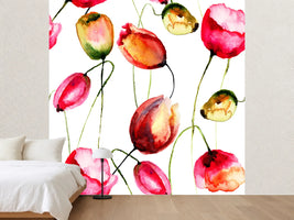 photo-wallpaper-painting-the-tulips