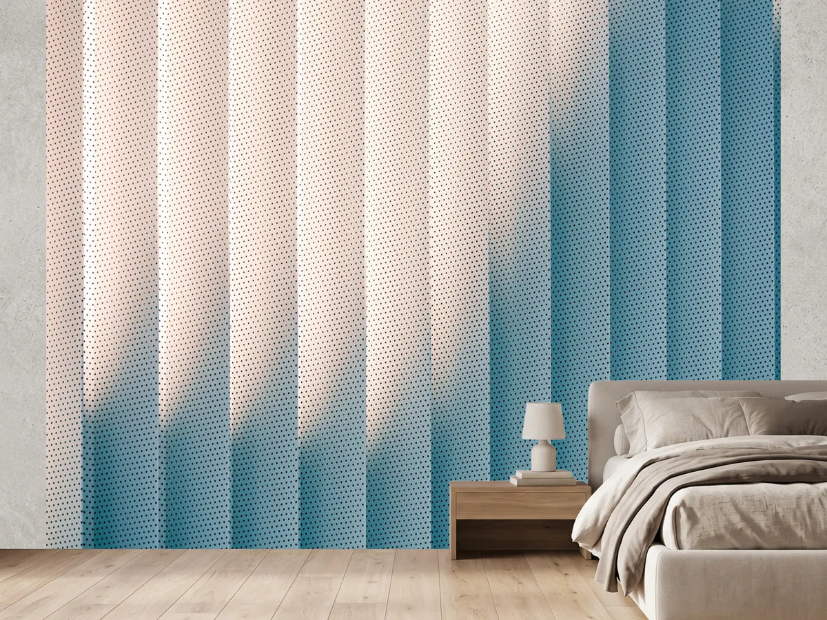 photo-wallpaper-perforated-metal-facade-with-louvres-in-teal-and-blush-light