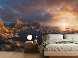 photo-wallpaper-sunrise-over-reine