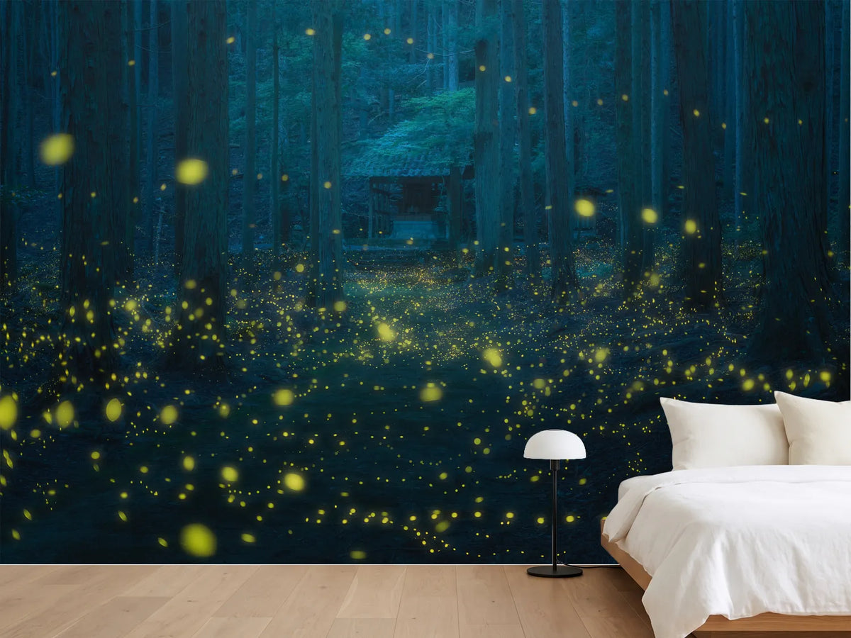 photo-wallpaper-magical-firefly-forest