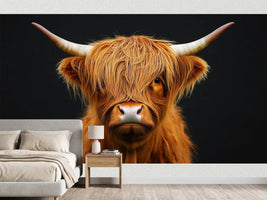 photo-wallpaper-highland-cow-portrait-majestic-long-haired-scottish-cattle