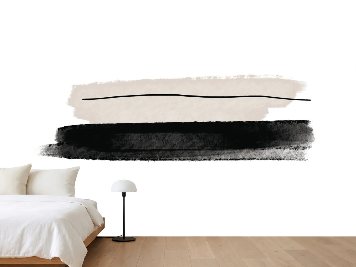 photo-wallpaper-black-and-beige-brushstrokes