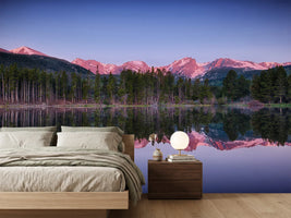 photo-wallpaper-sprague-lake-rocky-mountains